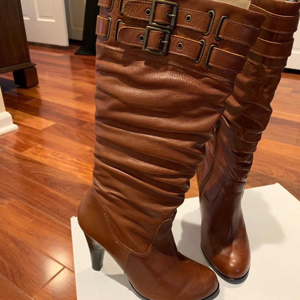 Aldo Cognac Boots Gem